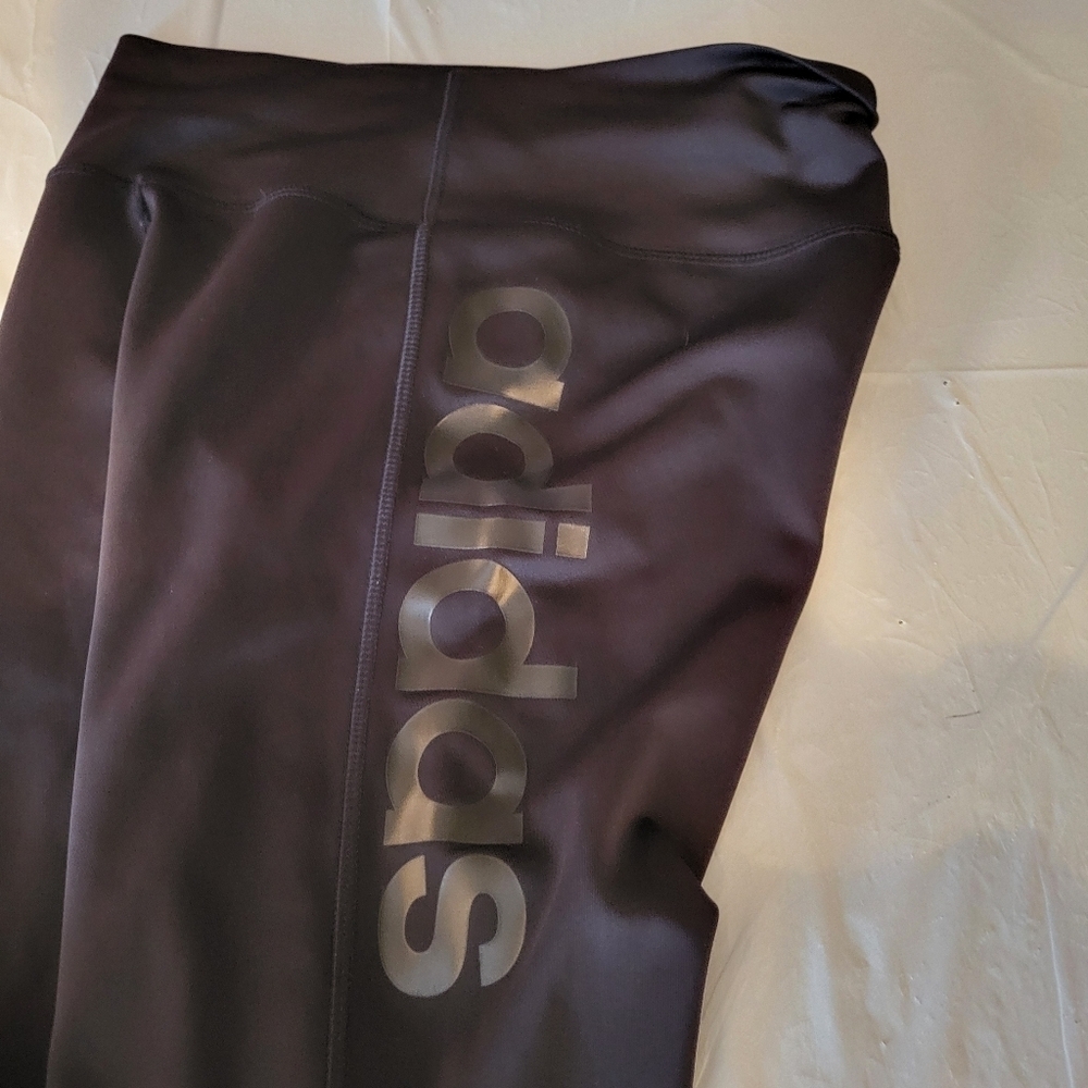 Adidas Black Leggings ,size Small (24)